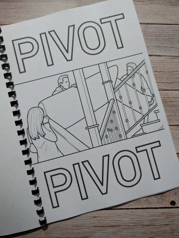 Friends inspired colouring book