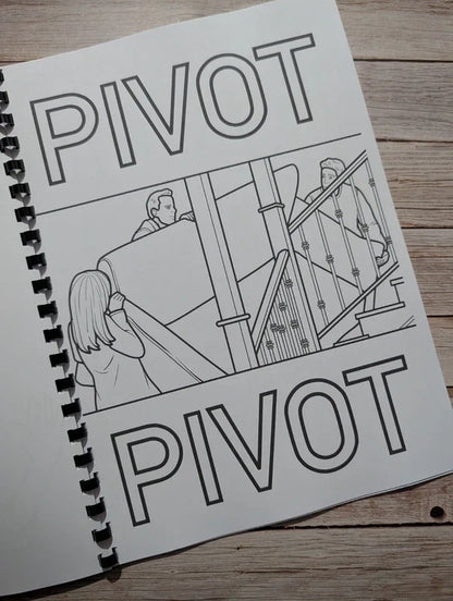 Friends inspired colouring book