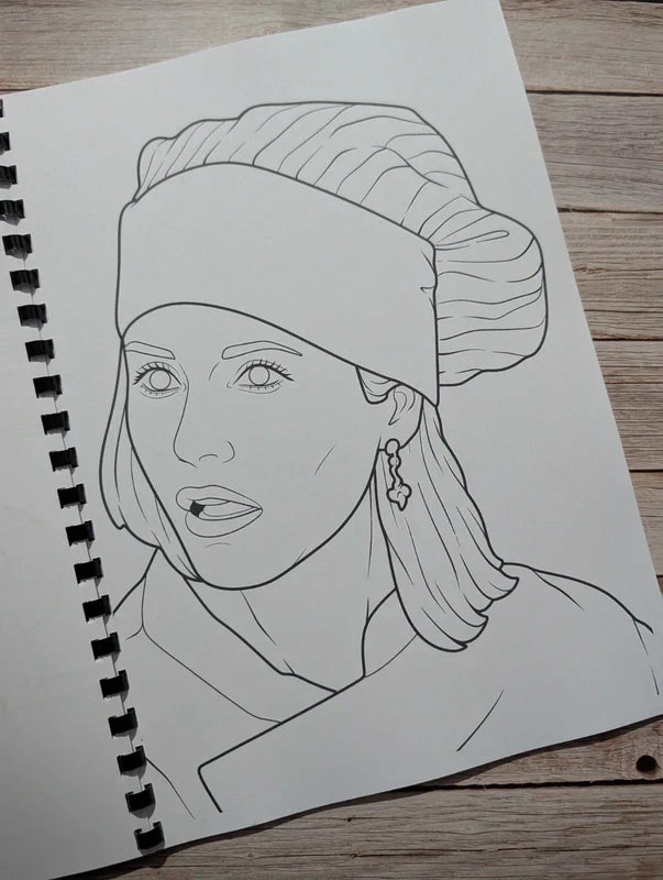 Friends inspired colouring book