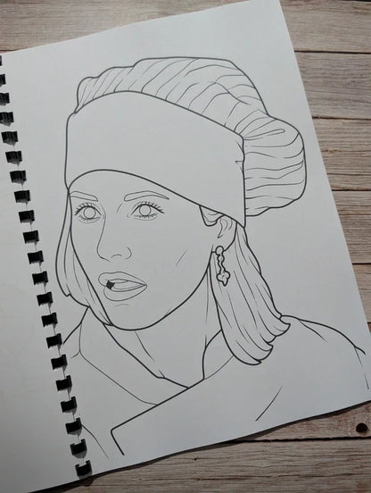 Friends inspired colouring book