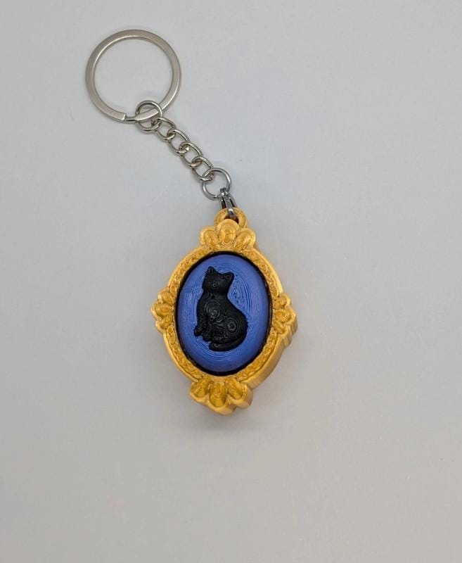 Antique Gothic Frame Fidget Clickers – 3D Printed Stress Relief Toys