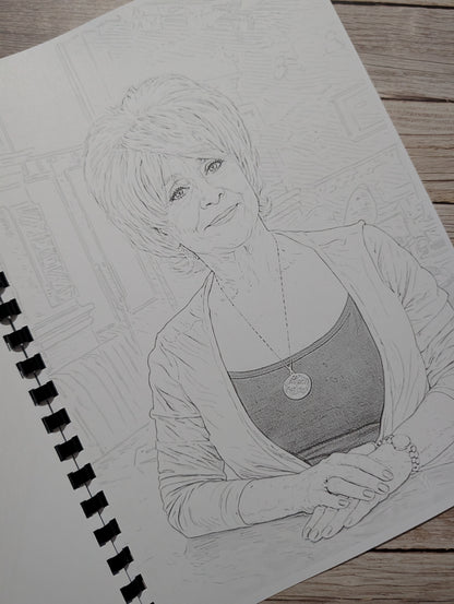 EastEnders inspired colouring book