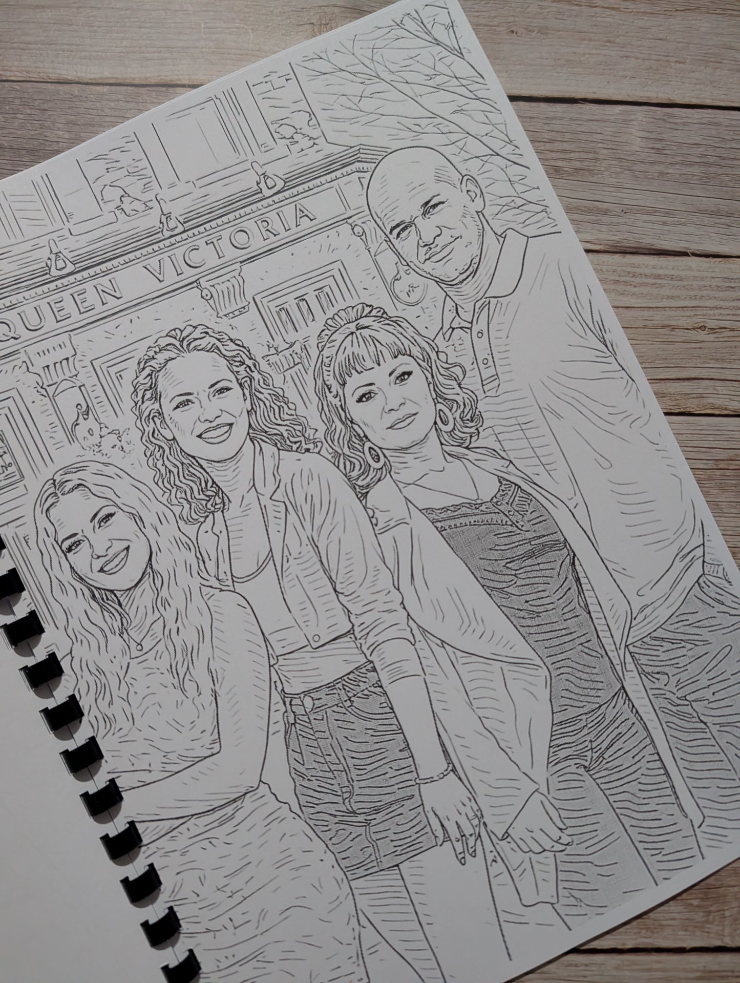 EastEnders inspired colouring book