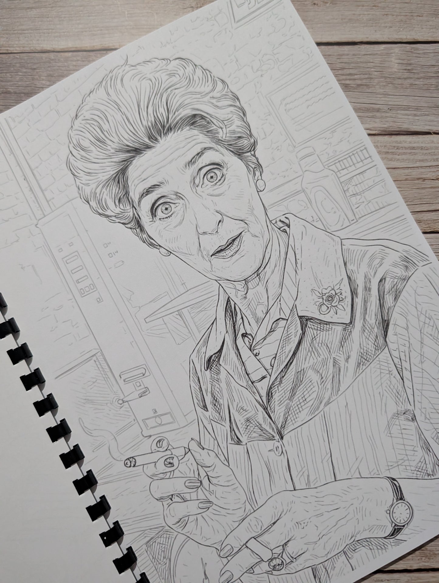 EastEnders inspired colouring book
