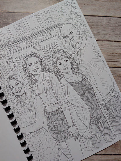 EastEnders inspired colouring book