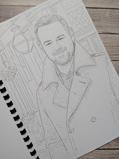 EastEnders inspired colouring book