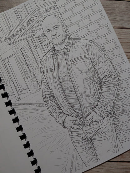 EastEnders inspired colouring book